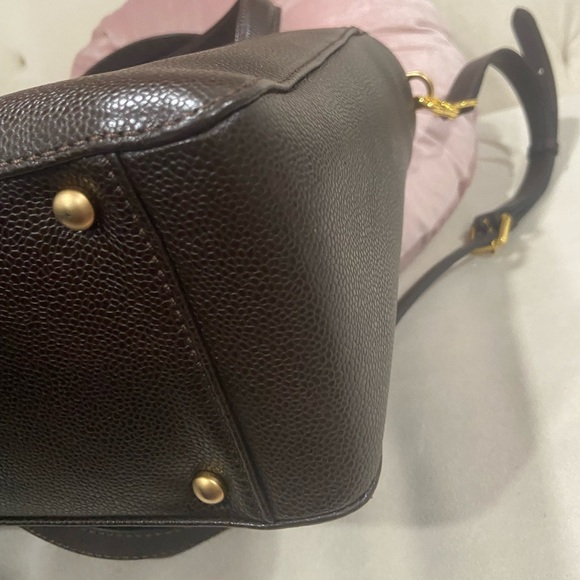 Chanel Caviar dark brown Timeless Cc tote - Picture 9 of 14